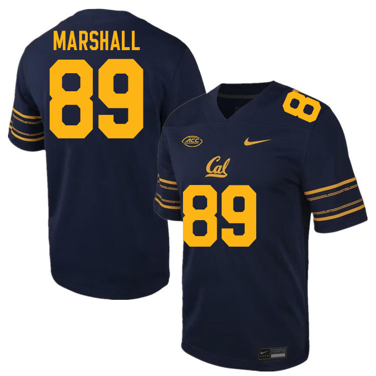 California Golden Bears #89 Ben Marshall ACC Conference College Football Jerseys Stitched-Navy